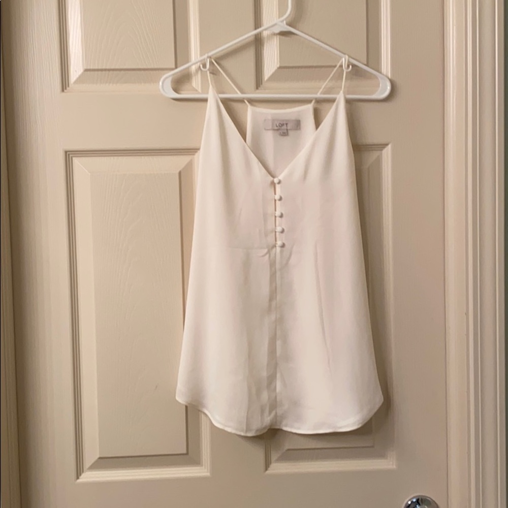 LOFT Cream colored Camisole Top